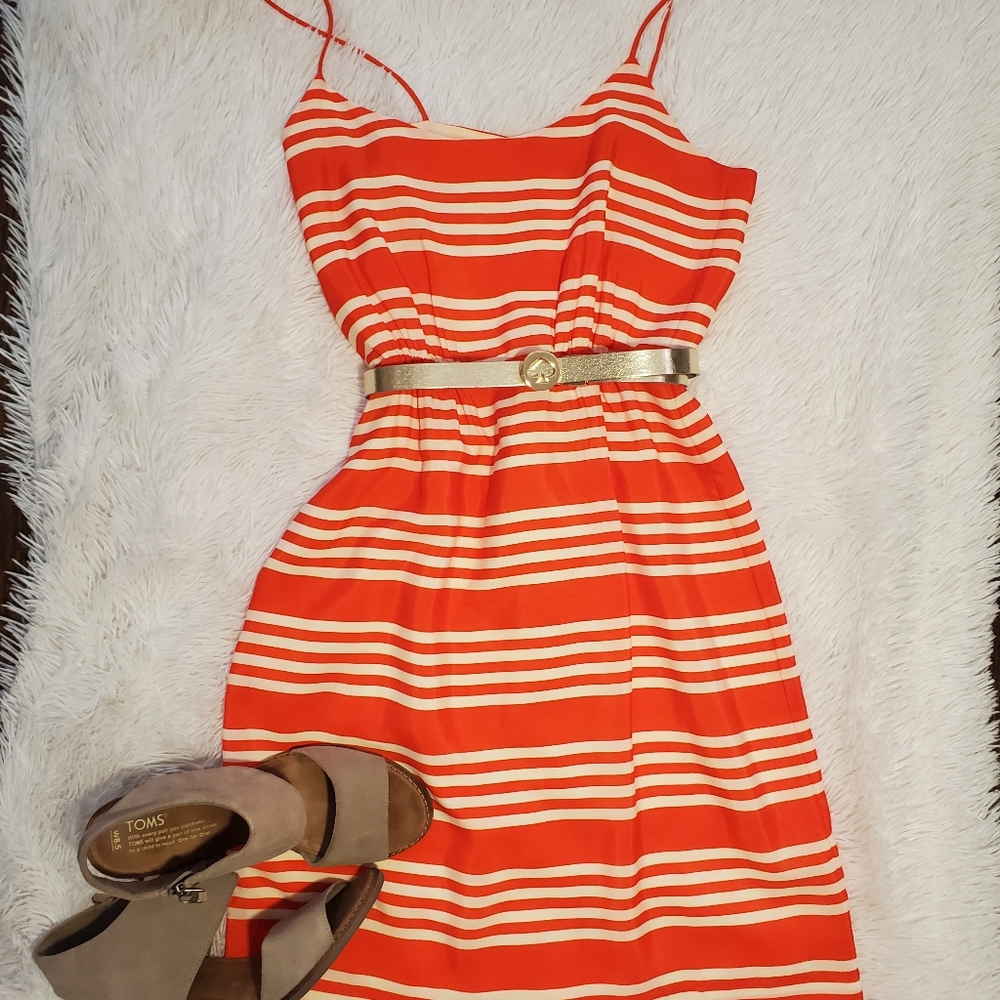 J. Crew striped dress